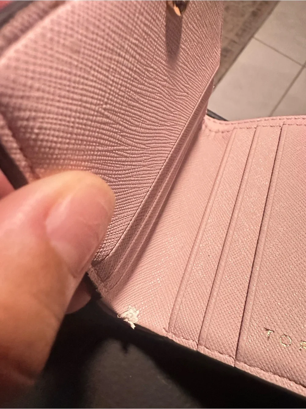 Tory Burch compact leather